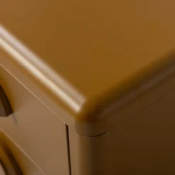 Clearance Woood RUNE Table de chevet 2 tiroirs en métal