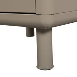 Clearance Woood RUNE Table de chevet 2 tiroirs en métal