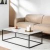 Online Drawer SAKU Table basse en marbre et métal 120x65cm