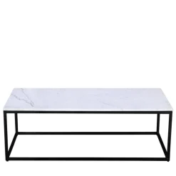 Online Drawer SAKU Table basse en marbre et métal 120x65cm