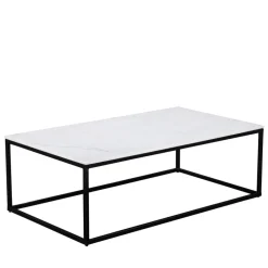 Online Drawer SAKU Table basse en marbre et métal 120x65cm