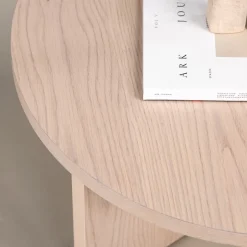 Online Vind SALTO Table basse ronde en bois ø85cm