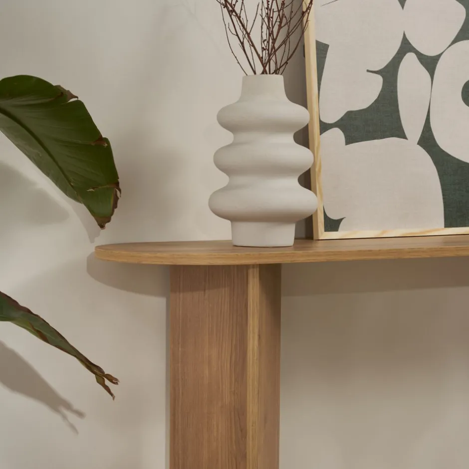 Sale Drawer SAM Console ovale en bois L150cm