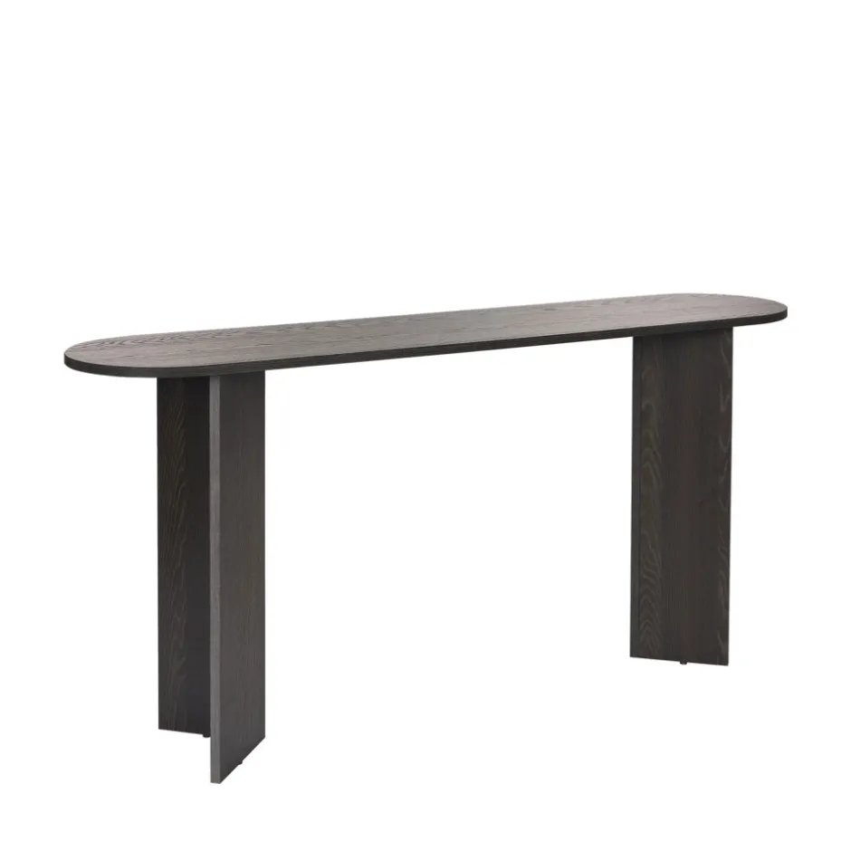 Sale Drawer SAM Console ovale en bois L150cm