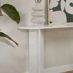 Sale Drawer SAM Console ovale en bois L150cm