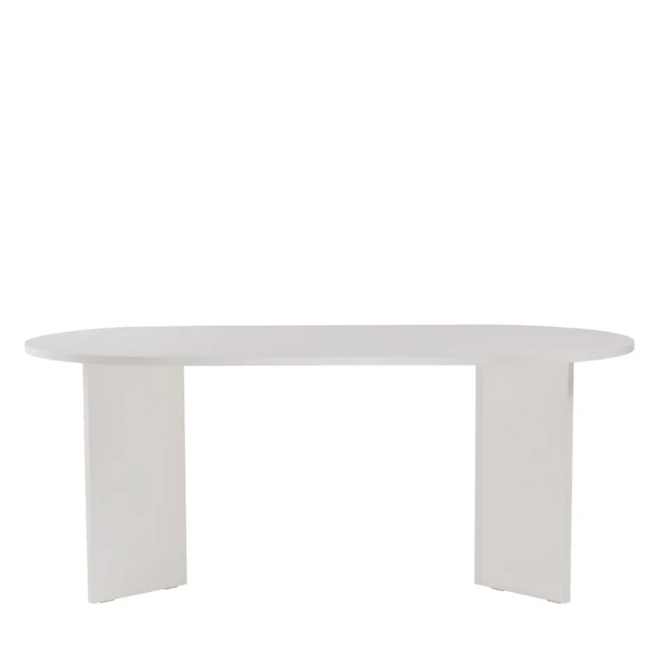 Clearance Drawer SAM Table à manger 8 personnes ovale en bois