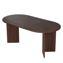 Clearance Drawer SAM Table à manger 8 personnes ovale en bois