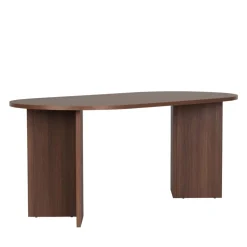 Clearance Drawer SAM Table à manger 8 personnes ovale en bois