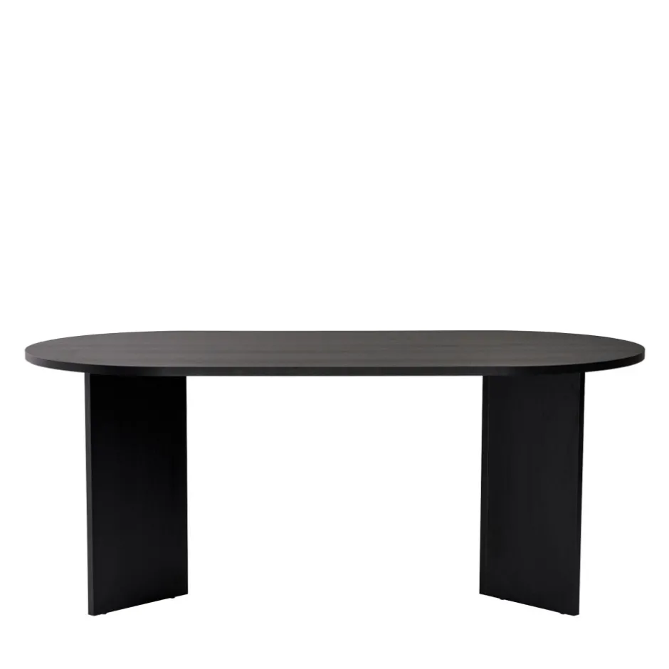 Clearance Drawer SAM Table à manger 8 personnes ovale en bois
