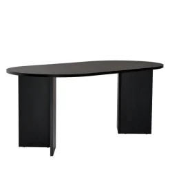 Clearance Drawer SAM Table à manger 8 personnes ovale en bois
