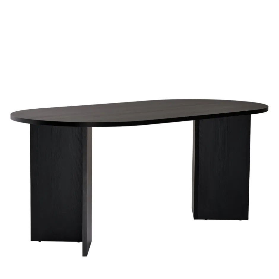 Clearance Drawer SAM Table à manger 8 personnes ovale en bois