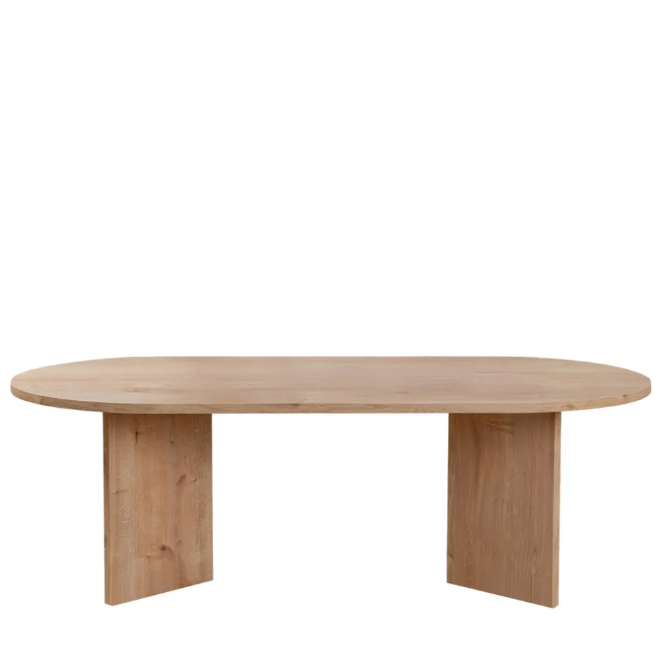 Best Drawer SAM Table basse ovale en bois 119x60cm