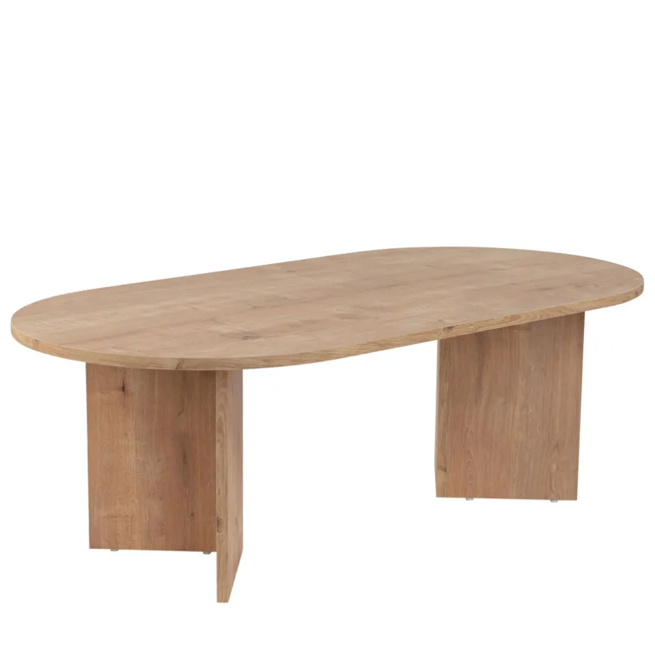 Best Drawer SAM Table basse ovale en bois 119x60cm