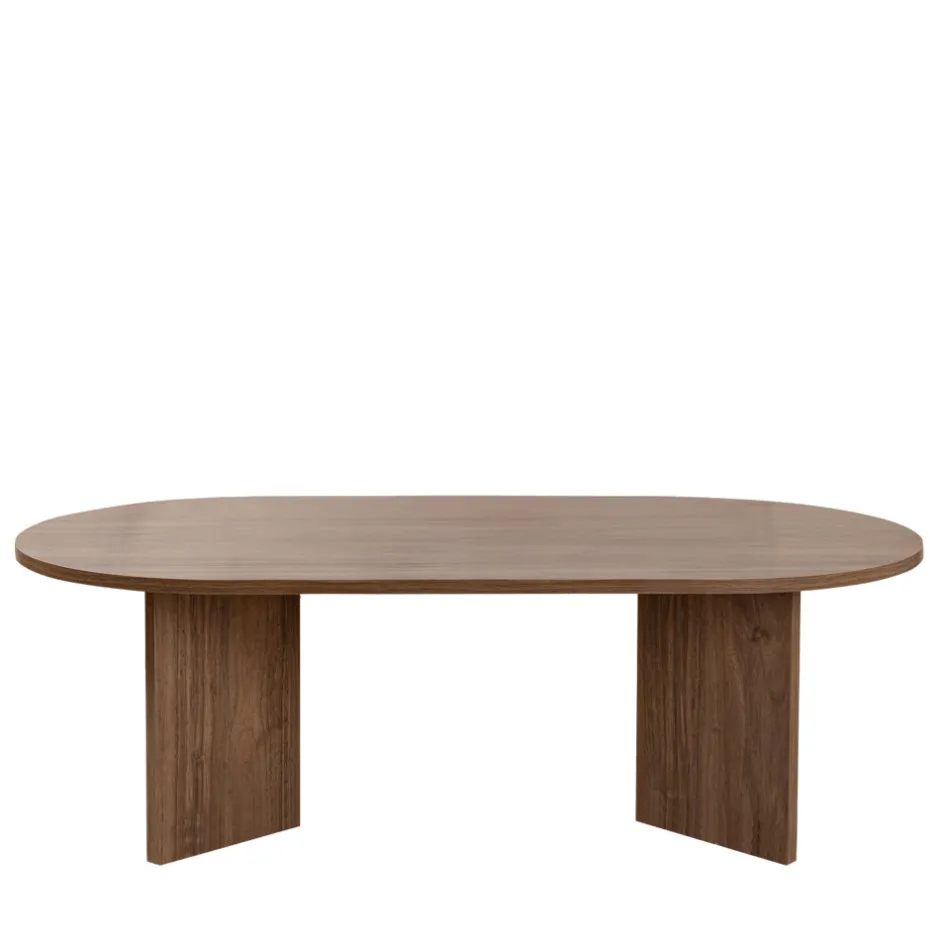 Best Drawer SAM Table basse ovale en bois 119x60cm