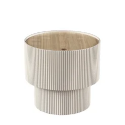 Hot Drawer SAND I Table d'appoint avec rangement en bois ø38,5cm