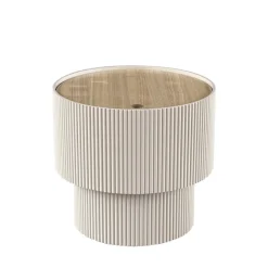 Hot Drawer SAND I Table d'appoint avec rangement en bois ø38,5cm