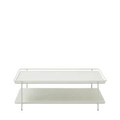 Online Drawer SARANDA Table basse 2 plateaux en métal