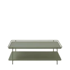 Online Drawer SARANDA Table basse 2 plateaux en métal