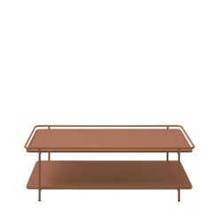 Online Drawer SARANDA Table basse 2 plateaux en métal