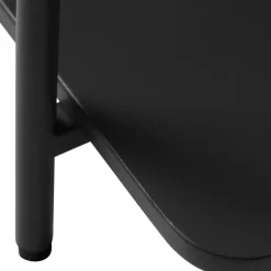 Discount Drawer SARANDA Table d'appoint carrée 2 plateaux en métal 45x45cm