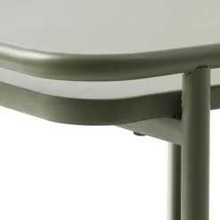 Discount Drawer SARANDA Table d'appoint carrée 2 plateaux en métal 45x45cm