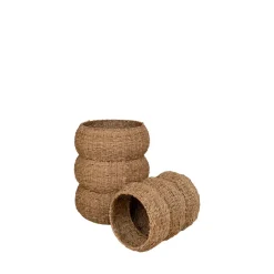 Discount House Nordic SARBAS Lot de 2 paniers en jonc de mer