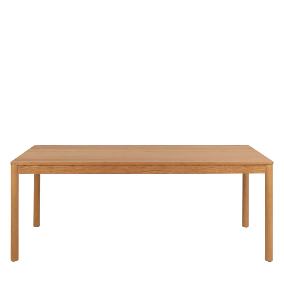 New Drawer SAVACOU Table à manger extensible 8 à 12 personnes en bois 200-300x100cm
