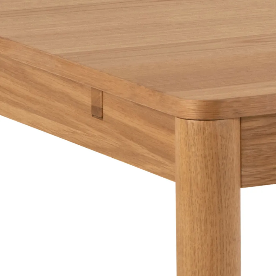New Drawer SAVACOU Table à manger extensible 8 à 12 personnes en bois 200-300x100cm