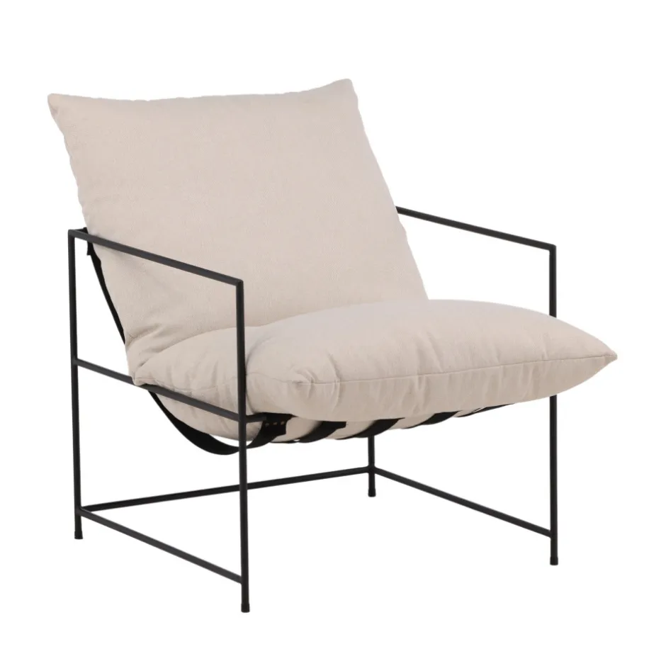 Clearance Venture Home SEDALIA Fauteuil en tissu et métal