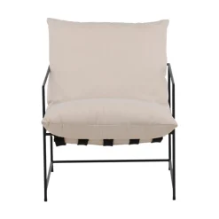 Clearance Venture Home SEDALIA Fauteuil en tissu et métal