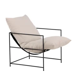 Clearance Venture Home SEDALIA Fauteuil en tissu et métal
