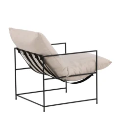 Clearance Venture Home SEDALIA Fauteuil en tissu et métal