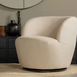 Best Woood SERRA Fauteuil pivotant design en tissu
