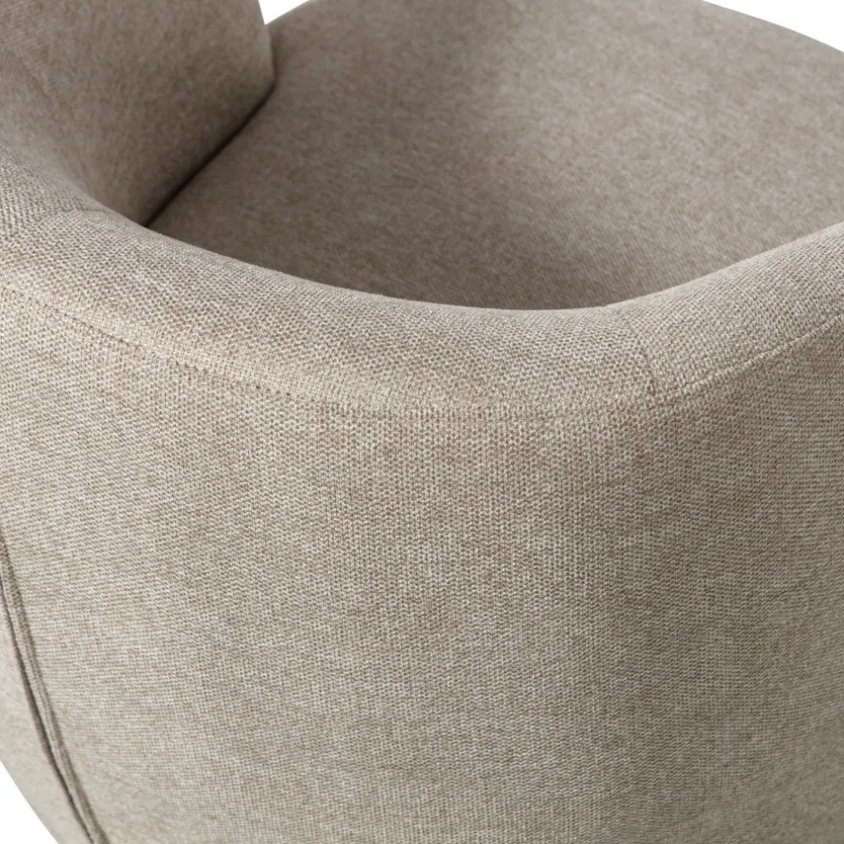 Best Woood SERRA Fauteuil pivotant design en tissu