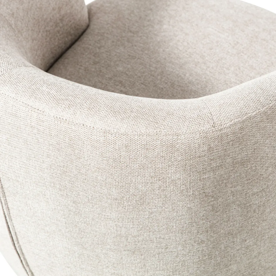 Best Woood SERRA Fauteuil pivotant design en tissu