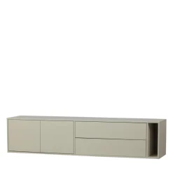 New Vtwonen SETTLE DOWN Meuble TV 2 portes, 2 tiroirs en bois L200cm