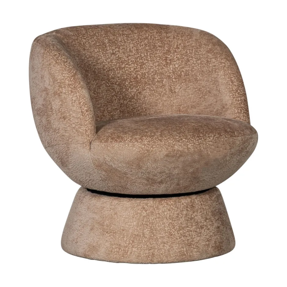 Online Woood SHUFFLE Fauteuil pivotant en tissu