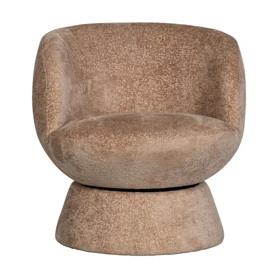 Online Woood SHUFFLE Fauteuil pivotant en tissu
