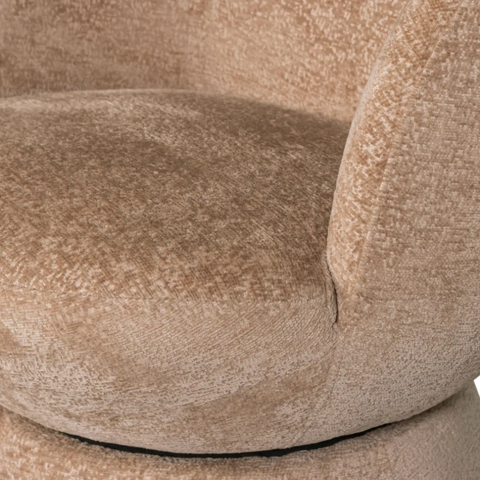 Online Woood SHUFFLE Fauteuil pivotant en tissu