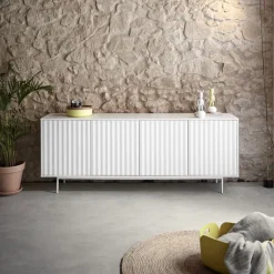 Online Teulat SIERRA Buffet en bois 4 portes 3 tiroirs L211cm