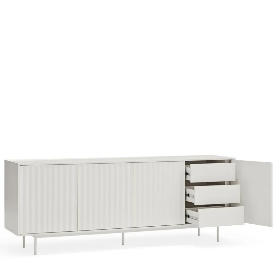 Online Teulat SIERRA Buffet en bois 4 portes 3 tiroirs L211cm
