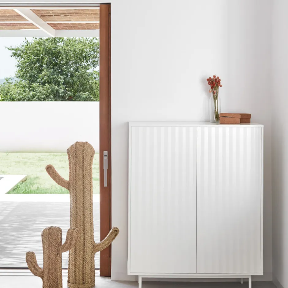 Hot Teulat SIERRA Buffet haut en bois 2 portes 2 tiroirs
