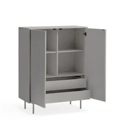 Hot Teulat SIERRA Buffet haut en bois 2 portes 2 tiroirs
