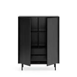 Hot Teulat SIERRA Buffet haut en bois 2 portes 2 tiroirs