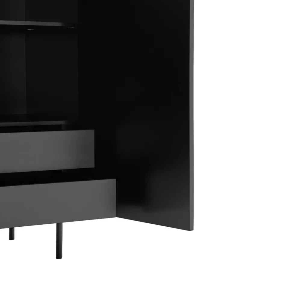 Hot Teulat SIERRA Buffet haut en bois 2 portes 2 tiroirs