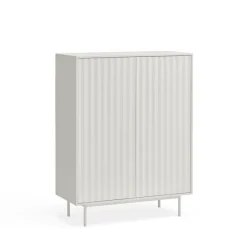 Hot Teulat SIERRA Buffet haut en bois 2 portes 2 tiroirs