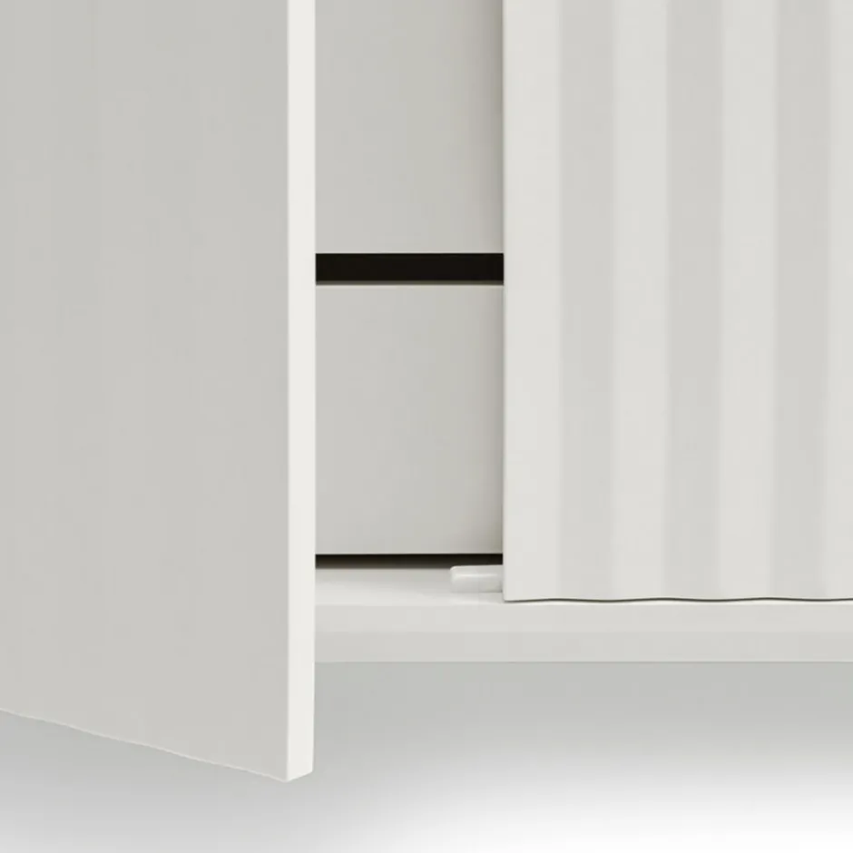 Hot Teulat SIERRA Buffet haut en bois 2 portes 2 tiroirs
