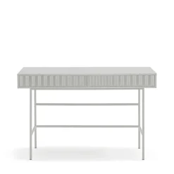 Hot Teulat SIERRA Bureau 2 tiroirs en bois et métal L120cm
