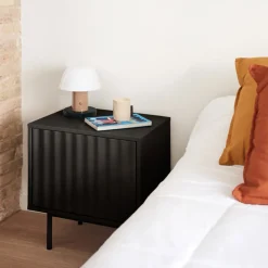 Sale Teulat SIERRA Table de chevet 1 porte 2 tiroirs en bois