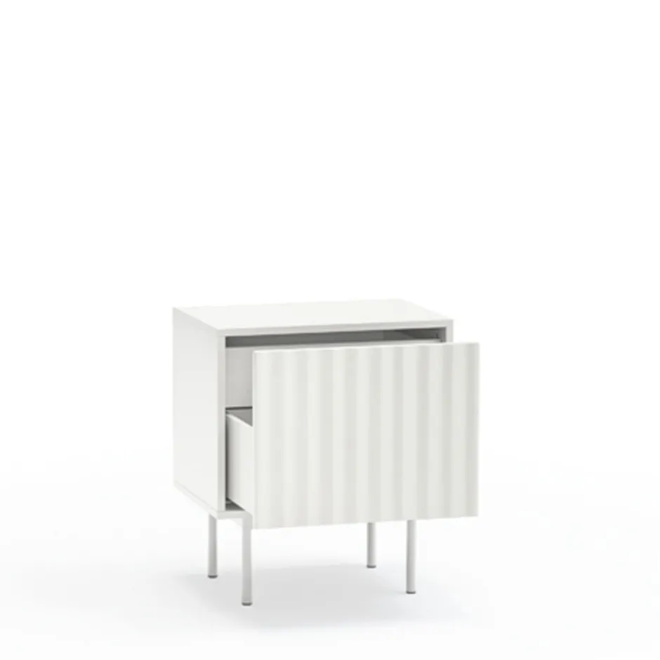 Sale Teulat SIERRA Table de chevet 1 porte 2 tiroirs en bois